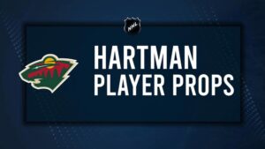 Ryan Hartman Player Prop Bets for the Wild vs. Hockey Club Game - December 20