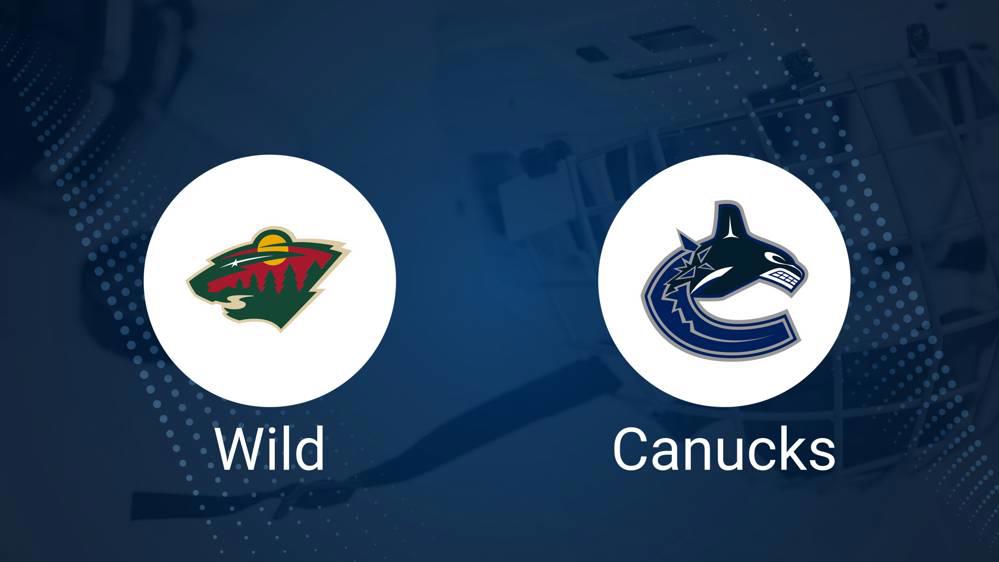 Where to Watch Minnesota Wild vs. Vancouver Canucks on TV or Streaming Live - December 3