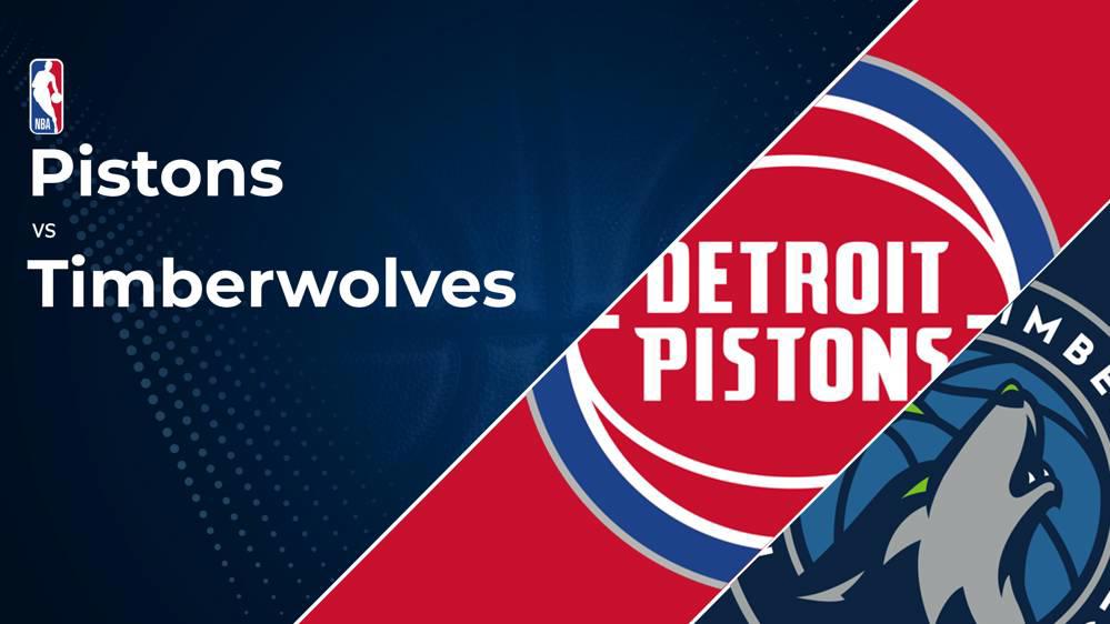 Timberwolves vs. Pistons Tickets Available – Saturday, Jan. 4